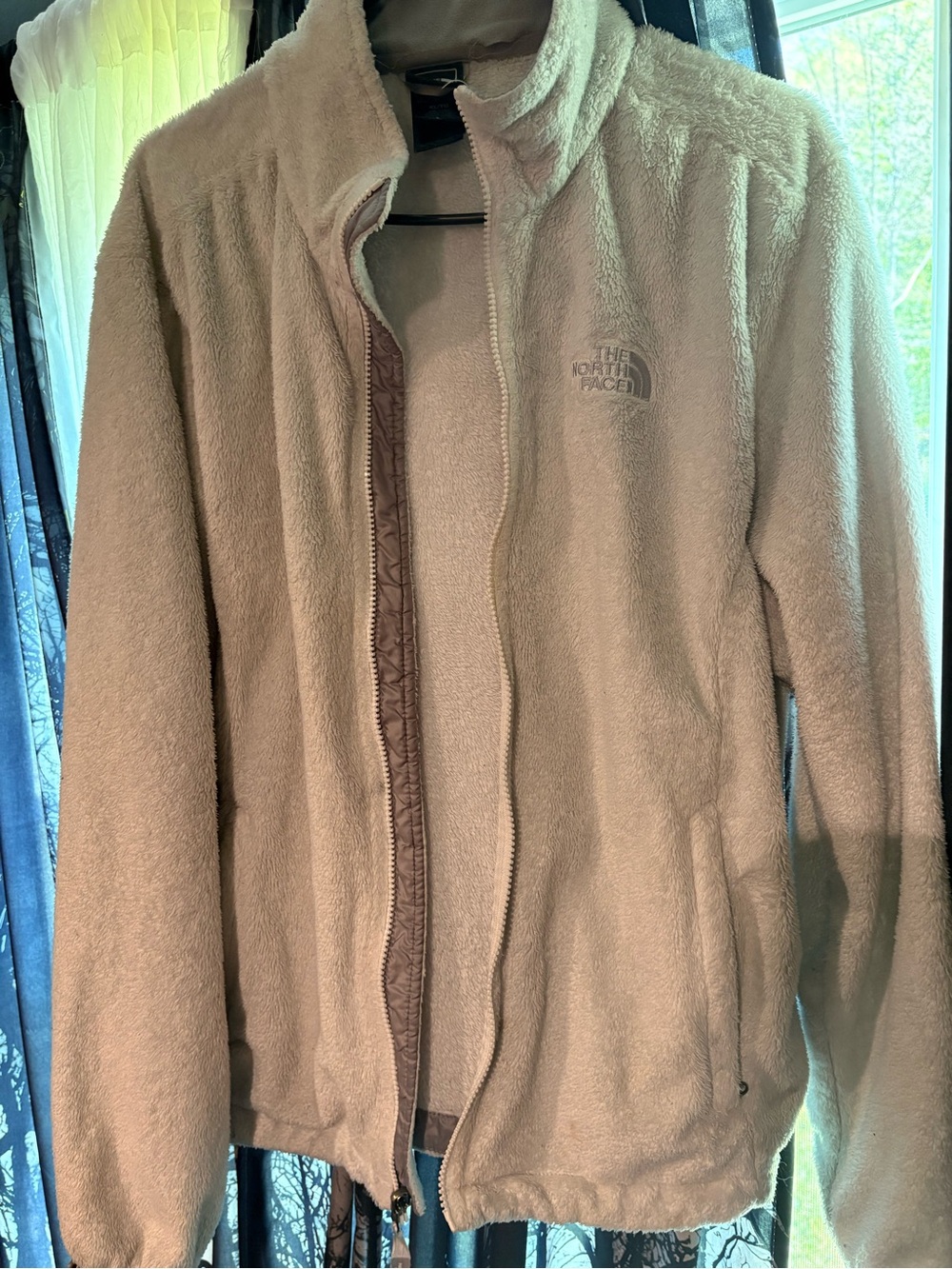 The North Face Women's Light Beige Fleece Performance Jacket